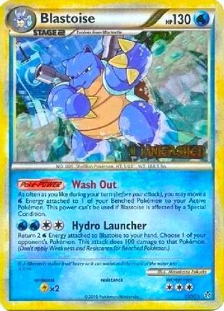 Blastoise (13/95) (Prerelease Promo) [HeartGold & SoulSilver: Black Star Promos] - Trinity Hobby