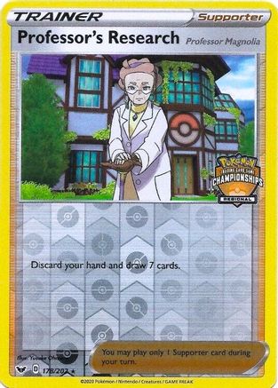 Professor's Research (178/202) (Regional Championship Promo) [Sword & Shield: Base Set] - Trinity Hobby