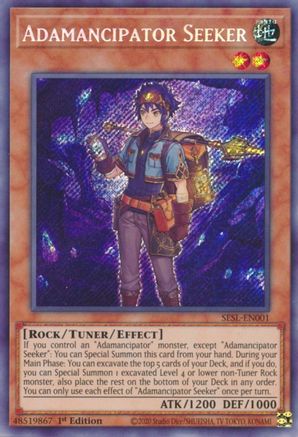 Adamancipator Seeker [SESL-EN001] Secret Rare - Trinity Hobby