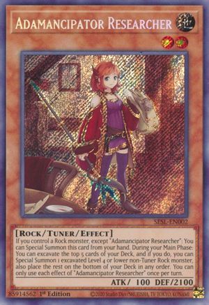 Adamancipator Researcher [SESL-EN002] Secret Rare - Trinity Hobby