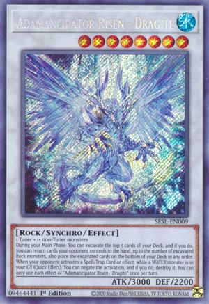 Adamancipator Risen - Dragite [SESL-EN009] Secret Rare - Trinity Hobby