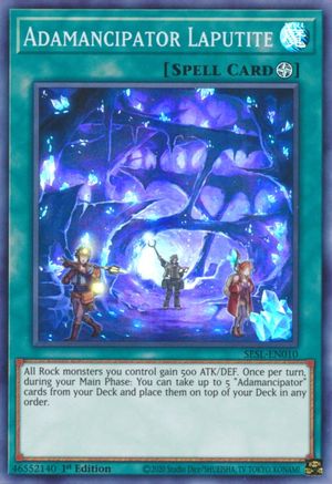 Adamancipator Laputite [SESL-EN010] Super Rare - Trinity Hobby