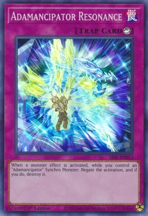Adamancipator Resonance [SESL-EN013] Super Rare - Trinity Hobby