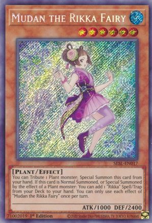 Mudan the Rikka Fairy [SESL-EN017] Secret Rare - Trinity Hobby