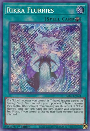 Rikka Flurries [SESL-EN024] Secret Rare - Trinity Hobby