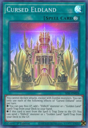Cursed Eldland [SESL-EN028] Super Rare - Trinity Hobby