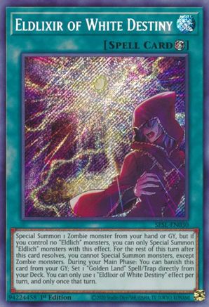 Eldlixir of White Destiny [SESL-EN030] Secret Rare - Trinity Hobby