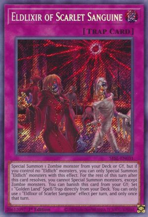 Eldlixir of Scarlet Sanguine [SESL-EN031] Secret Rare - Trinity Hobby