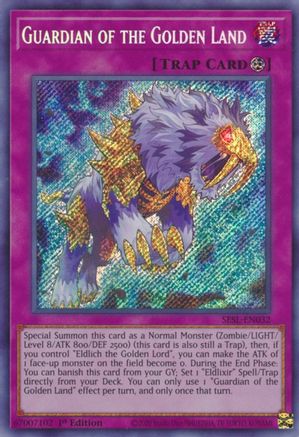 Guardian of the Golden Land [SESL-EN032] Secret Rare - Trinity Hobby