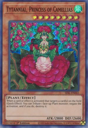 Tytannial, Princess of Camellias [SESL-EN041] Super Rare - Trinity Hobby