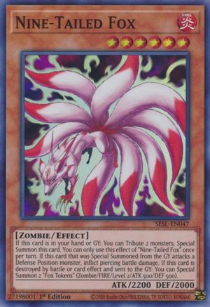Nine-Tailed Fox [SESL-EN047] Super Rare - Trinity Hobby