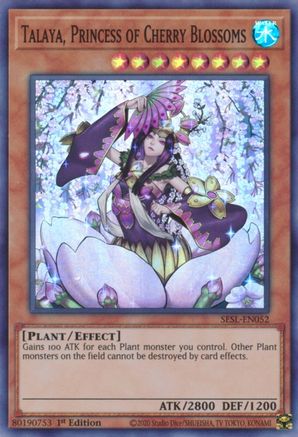 Talaya, Princess of Cherry Blossoms [SESL-EN052] Super Rare - Trinity Hobby