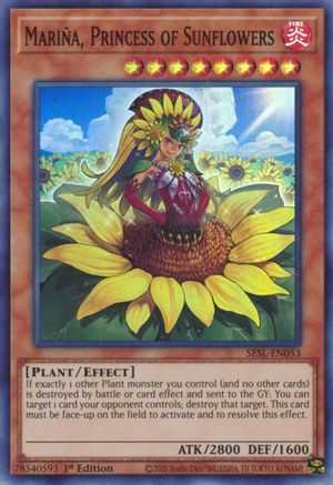 Marina, Princess of Sunflowers [SESL-EN053] Super Rare - Trinity Hobby