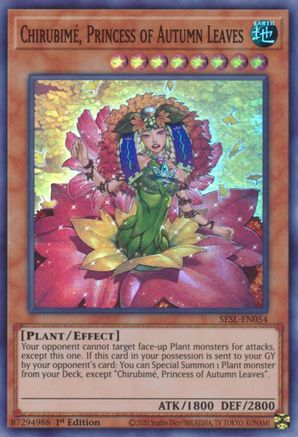 Chirubime, Princess of Autumn Leaves [SESL-EN054] Super Rare - Trinity Hobby