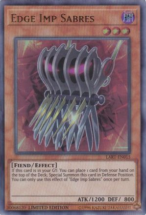 Edge Imp Sabres [LART-EN015] Ultra Rare - Trinity Hobby
