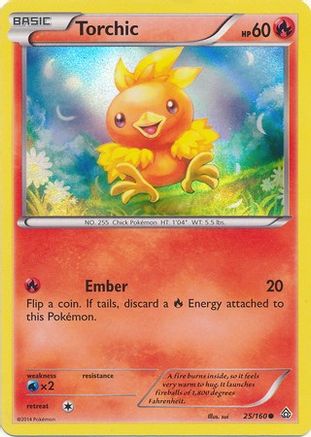 Torchic (Sheen Holo) - (025/160) Holofoil [Miscellaneous Cards & Products]