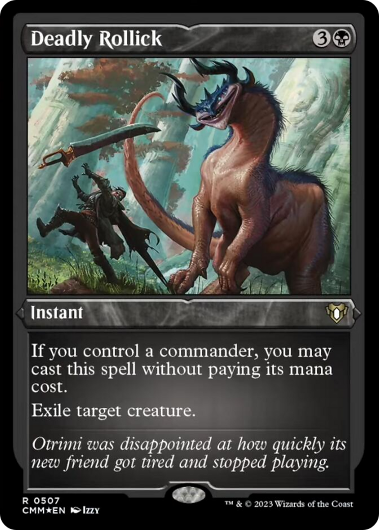 Deadly Rollick (Foil Etched) [Commander Masters] - Trinity Hobby