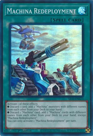 Machina Redeployment [SR10-EN023] Super Rare - Trinity Hobby