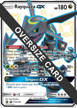 Rayquaza GX (177a/168) (Jumbo Card) [Sun & Moon: Celestial Storm] - Trinity Hobby