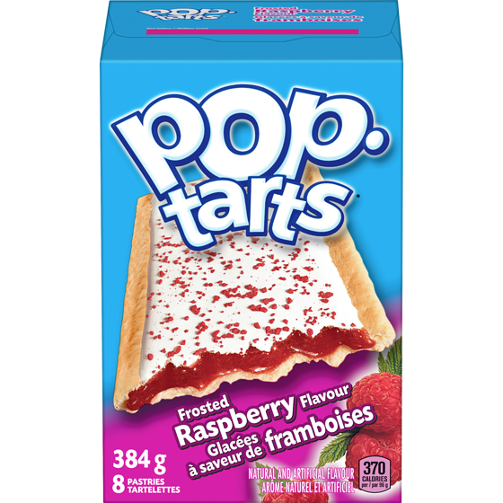 Kellogg's Pop-Tarts Frosted Raspberry (1 Pack) - Trinity Hobby