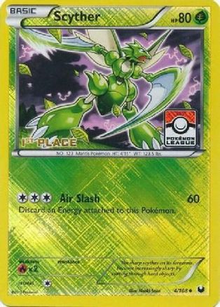 Scyther (4/108) (League Promo 1st Place) [Black & White: Dark Explorers] - Trinity Hobby