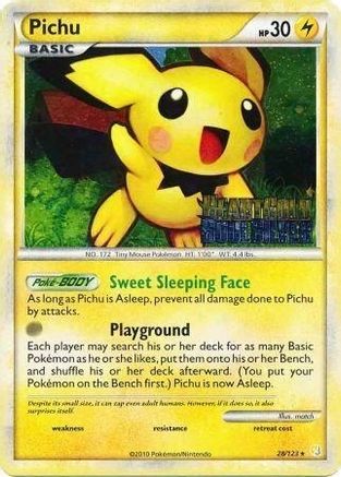 Pichu (28/123) (Prerelease Promo) [Nintendo: Black Star Promos] - Trinity Hobby