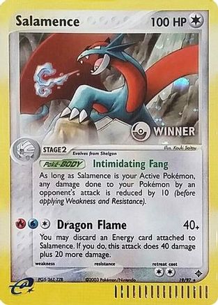 Salamence (19/97) (Winner) [League & Championship Cards] - Trinity Hobby