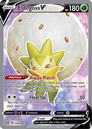 Eldegoss V (176/192) [Sword & Shield: Rebel Clash] - Trinity Hobby
