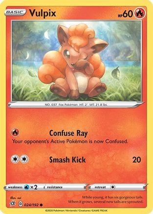 Vulpix (024/192) [Sword & Shield: Rebel Clash] - Trinity Hobby