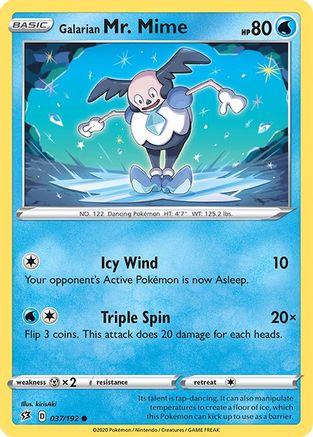 Galarian Mr. Mime (037/192) [Sword & Shield: Rebel Clash] - Trinity Hobby