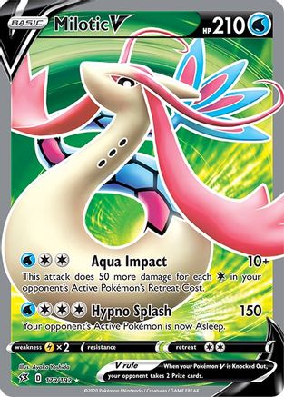Milotic V (179/192) [Sword & Shield: Rebel Clash] - Trinity Hobby