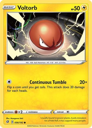 Voltorb (056/192) [Sword & Shield: Rebel Clash] - Trinity Hobby