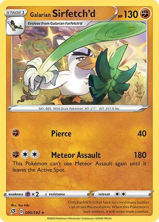 Galarian Sirfetch'd (095/192) [Sword & Shield: Rebel Clash] - Trinity Hobby