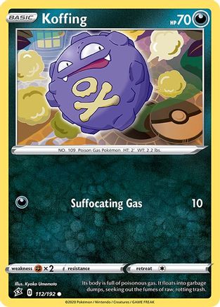 Koffing (112/192) [Sword & Shield: Rebel Clash] - Trinity Hobby