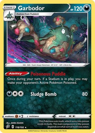 Garbodor (118/192) [Sword & Shield: Rebel Clash] - Trinity Hobby
