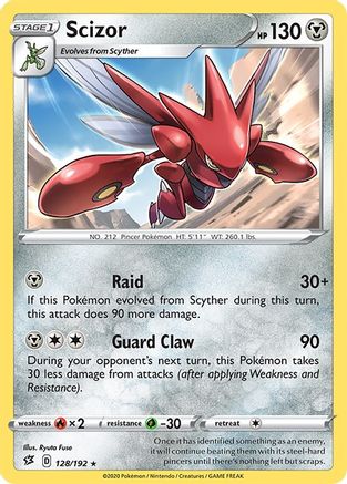 Scizor (128/192) [Sword & Shield: Rebel Clash] - Trinity Hobby