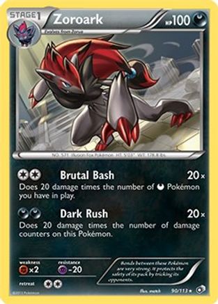 Zoroark (90/113) (Theme Deck Exclusive) [Black & White: Legendary Treasures] - Trinity Hobby