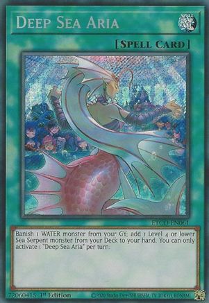 Deep Sea Aria [ETCO-EN061] Secret Rare - Trinity Hobby