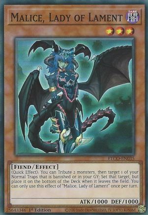Malice, Lady of Lament [ETCO-EN035] Super Rare - Trinity Hobby