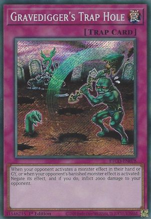 Gravedigger's Trap Hole [ETCO-EN078] Secret Rare - Trinity Hobby