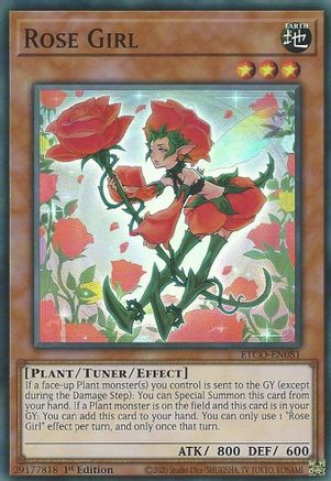 Rose Girl [ETCO-EN081] Super Rare - Trinity Hobby