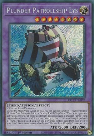 Plunder Patrollship Lys [ETCO-EN087] Secret Rare - Trinity Hobby
