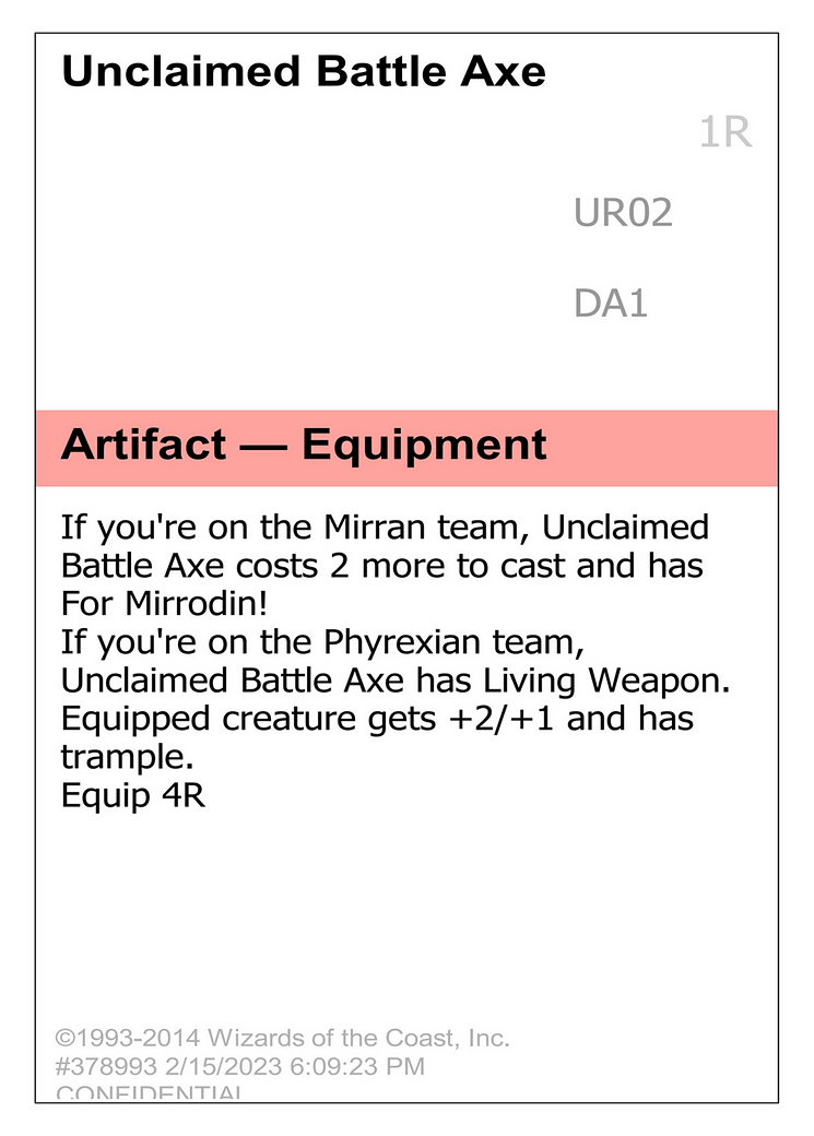 Unclaimed Battle Axe [Unknown Event]