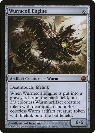 Wurmcoil Engine (Scars of Mirrodin)  (OVER-223) - [Oversize Cards] - Trinity Hobby