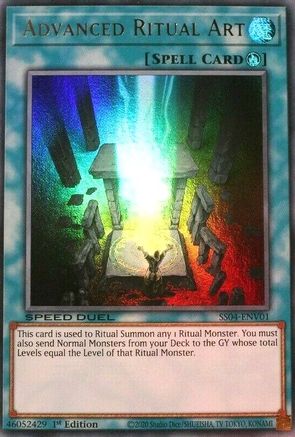 Advanced Ritual Art [SS04-ENV01] Ultra Rare - Trinity Hobby