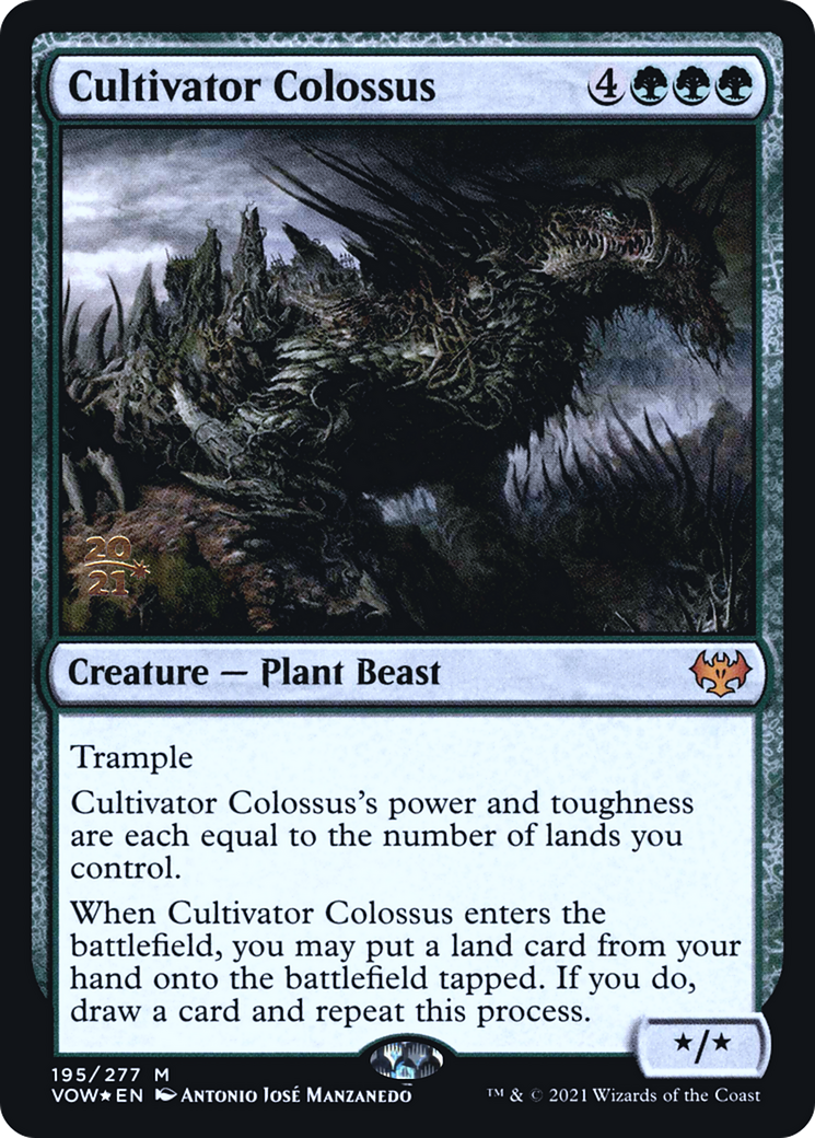 Cultivator Colossus [Innistrad: Crimson Vow Prerelease Promos] - Trinity Hobby