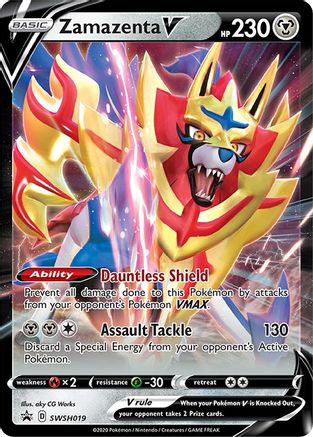 Zamazenta V (SWSH019) [Sword & Shield: Black Star Promos] - Trinity Hobby