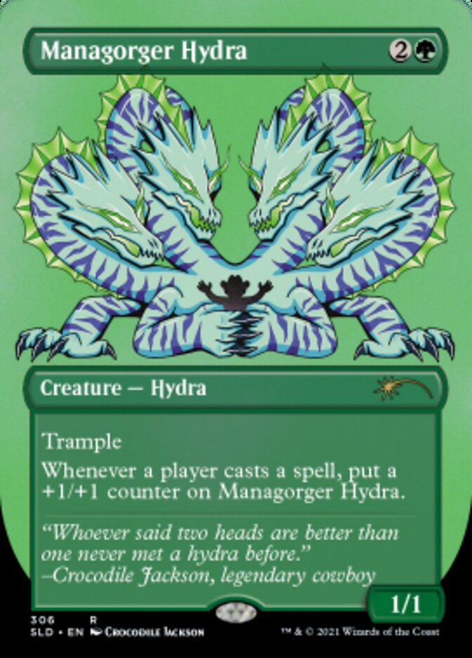 Managorger Hydra (Borderless) (Foil Etched) [Secret Lair Drop Series] - Trinity Hobby