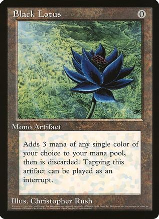 Black Lotus (Scrye Magazine)  (OVER-) - [Oversize Cards]