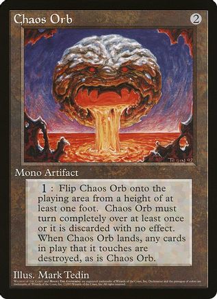 Chaos Orb (InQuest Magazine)  (OVER-) - [Oversize Cards]
